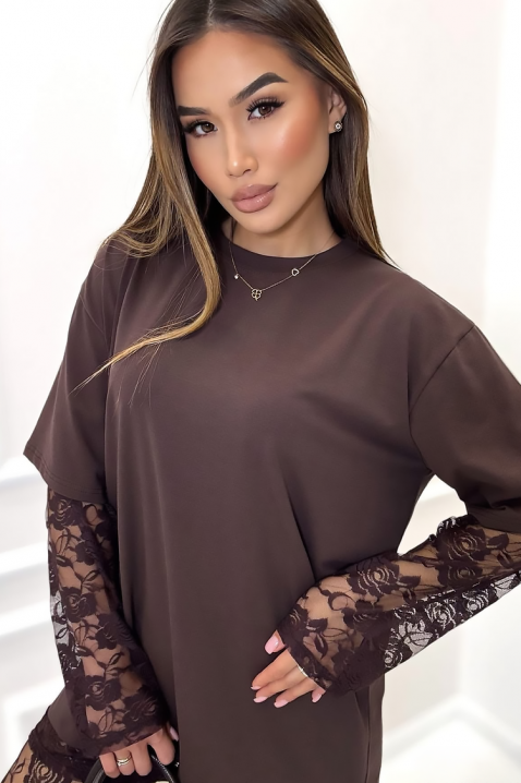 Комплект MARJITA BROWN, Цвят: кафяв, IVET.BG - Твоят онлайн бутик.