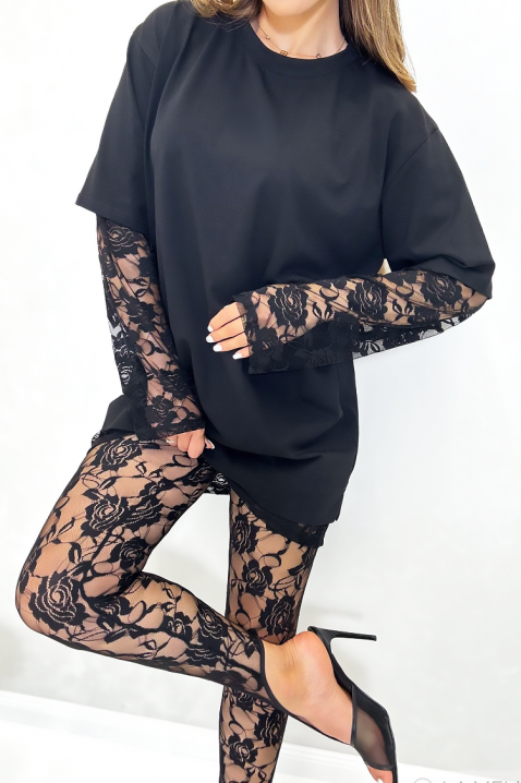 Комплект MARJITA BLACK, Цвят: черен, IVET.BG - Твоят онлайн бутик.