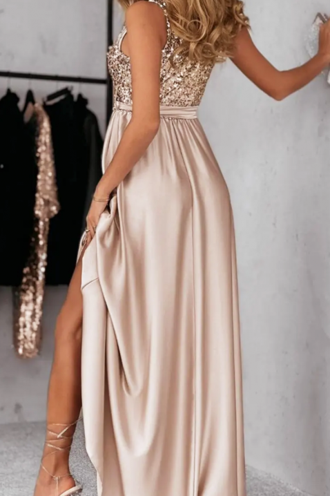 Рокля DREMONDA BEIGE, Цвят: беж, IVET.BG - Твоят онлайн бутик.