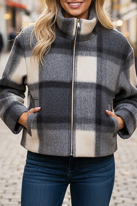 Яке JIONELGA BLACK, Цвят: черен, IVET.BG - Твоят онлайн бутик.