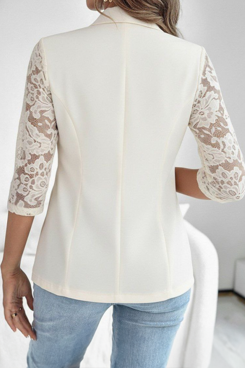 Сако BERJITA, Цвят: екрю, IVET.BG - Твоят онлайн бутик.