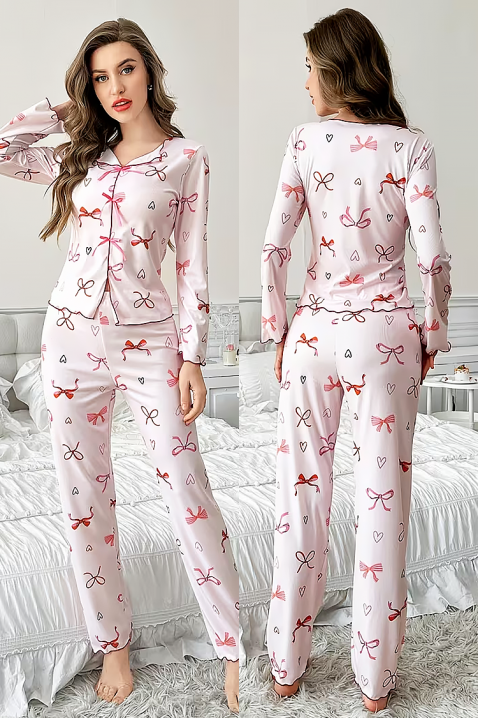 Пижама PLANDELZA, Цвят: пудра, IVET.BG - Твоят онлайн бутик.