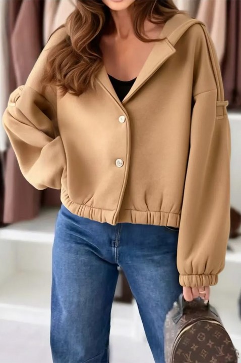 Яке PROVILDA BGEIGE, Цвят: беж, IVET.BG - Твоят онлайн бутик.