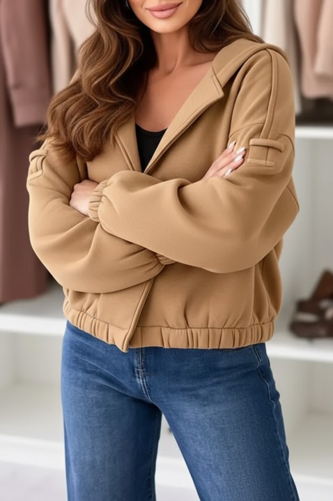 Яке PROVILDA BGEIGE, Цвят: беж, IVET.BG - Твоят онлайн бутик.