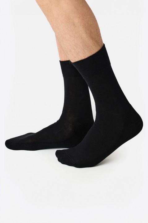 Комплект от 6 броя мъжки чорапи MOLERGO, Цвят: черен, IVET.BG - Твоят онлайн бутик.