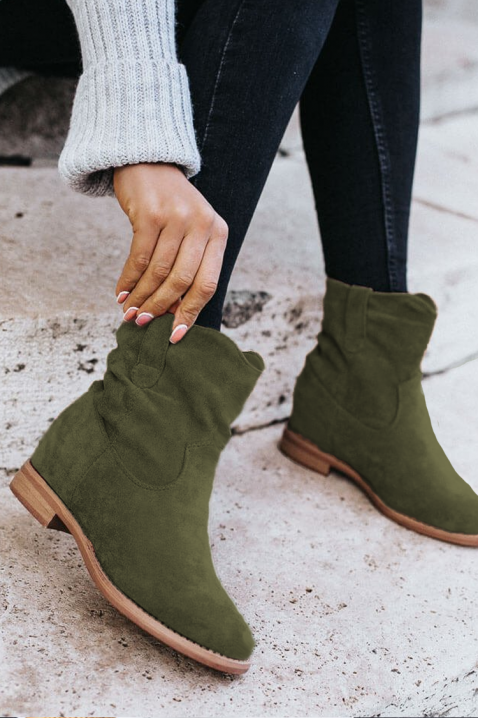 Дамски боти BOMBEDA, Цвят: каки, IVET.BG - Твоят онлайн бутик.