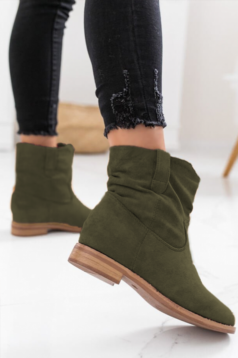 Дамски боти BOMBEDA, Цвят: каки, IVET.BG - Твоят онлайн бутик.