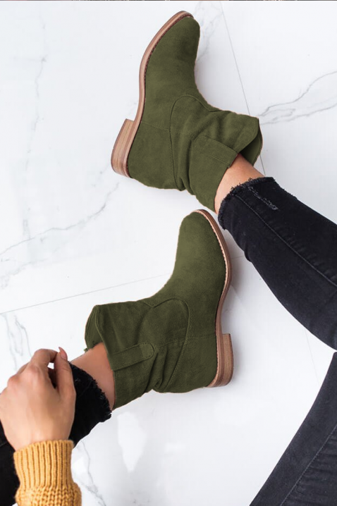 Дамски боти BOMBEDA, Цвят: каки, IVET.BG - Твоят онлайн бутик.