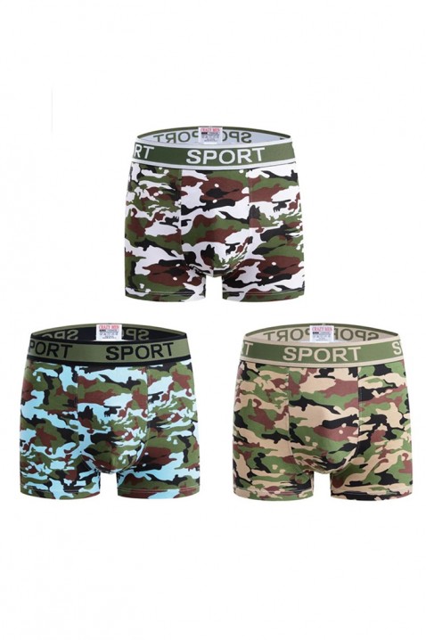 Комплект от 3 броя мъжки боксерки KREMZO, Цвят: многоцветен, IVET.BG - Твоят онлайн бутик.