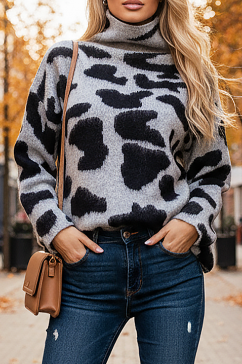 Пуловер VLORDENZA GREY, Цвят: сив, IVET.BG - Твоят онлайн бутик.