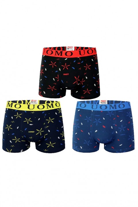 Комплект от 3 броя мъжки боксерки BERJON, Цвят: многоцветен, IVET.BG - Твоят онлайн бутик.
