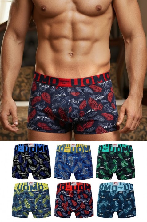 Комплект от 6 броя мъжки боксерки BERJON, Цвят: многоцветен, IVET.BG - Твоят онлайн бутик.