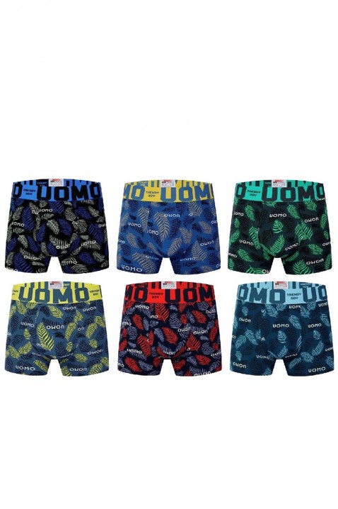 Комплект от 6 броя мъжки боксерки BERJON, Цвят: многоцветен, IVET.BG - Твоят онлайн бутик.