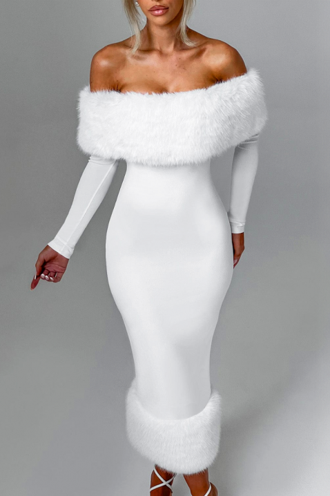 Рокля KARSOTA WHITE, Цвят: бял, IVET.BG - Твоят онлайн бутик.