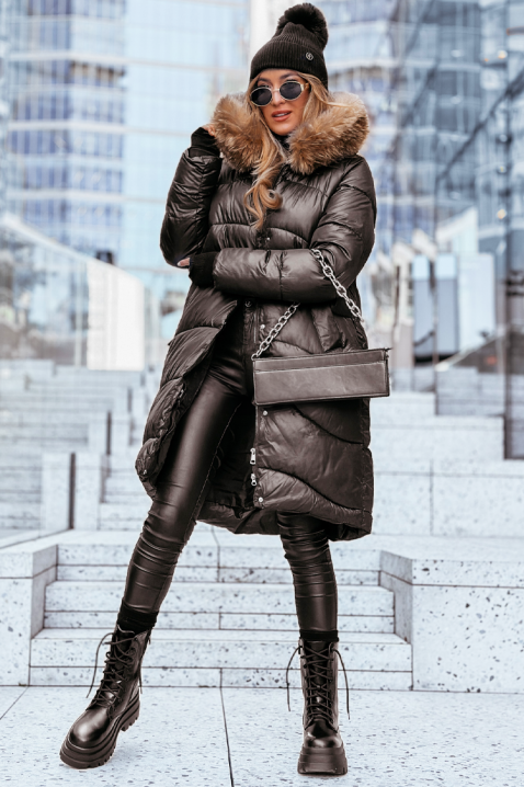 Яке SNEVILDA BLACK, Цвят: черен, IVET.BG - Твоят онлайн бутик.