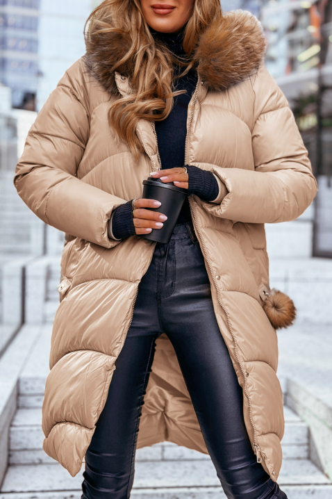 Яке SNEVILDA BEIGE, Цвят: беж, IVET.BG - Твоят онлайн бутик.