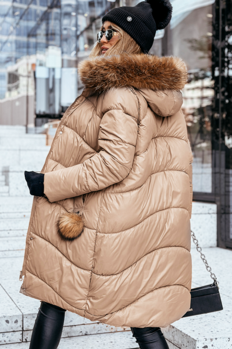 Яке SNEVILDA BEIGE, Цвят: беж, IVET.BG - Твоят онлайн бутик.