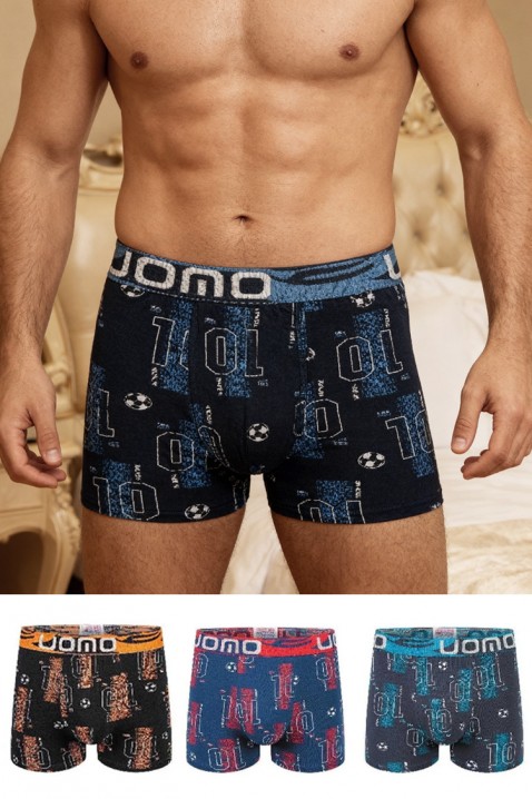 Комплект от 4 броя мъжки боксерки GROLFO, Цвят: многоцветен, IVET.BG - Твоят онлайн бутик.