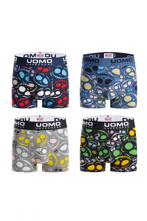 Комплект от 4 броя мъжки боксерки RUXO, Цвят: многоцветен, IVET.BG - Твоят онлайн бутик.