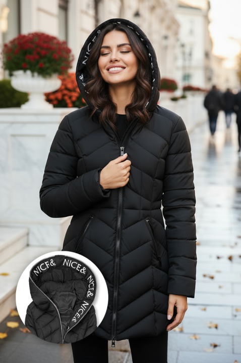 Яке AGALOSA BLACK, Цвят: черен, IVET.BG - Твоят онлайн бутик.