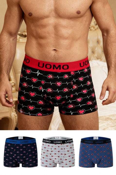 Комплект от 4 броя мъжки боксерки HERZON, Цвят: многоцветен, IVET.BG - Твоят онлайн бутик.