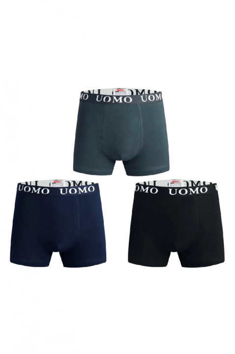 Комплект от 3 броя мъжки боксерки SKEREZO, Цвят: многоцветен, IVET.BG - Твоят онлайн бутик.