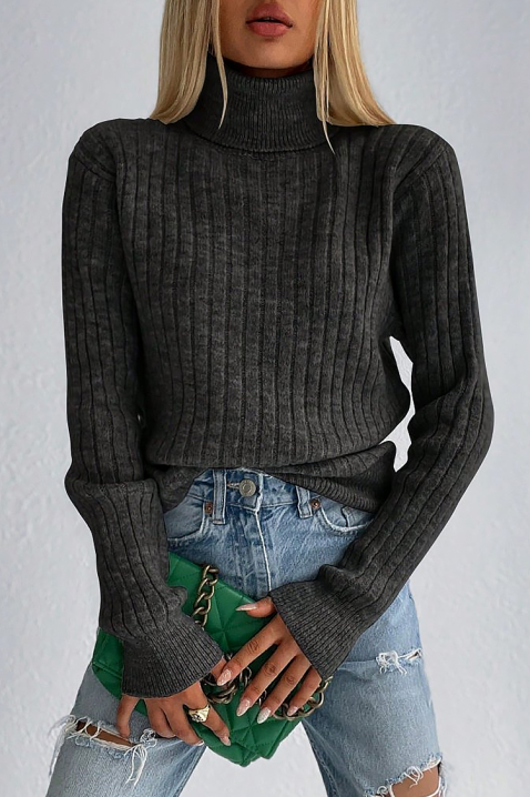 Пуловер DAVILDA GRAFIT, Цвят: графит, IVET.BG - Твоят онлайн бутик.