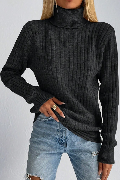 Пуловер DAVILDA GRAFIT, Цвят: графит, IVET.BG - Твоят онлайн бутик.