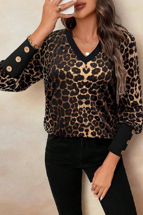 Дамска блуза TREVELDA, Цвят: многоцветен, IVET.BG - Твоят онлайн бутик.