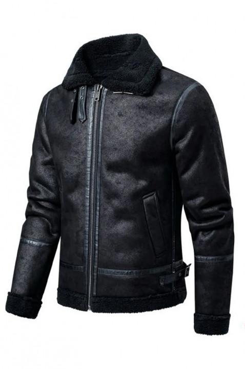 Мъжко яке HALMAN BLACK, Цвят: черен, IVET.BG - Твоят онлайн бутик.