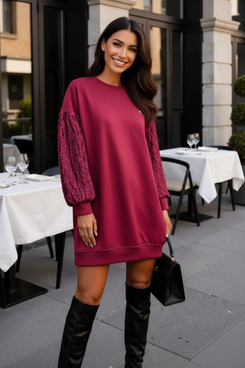 Туника RUNDELZA, Цвят: червен, IVET.BG - Твоят онлайн бутик.