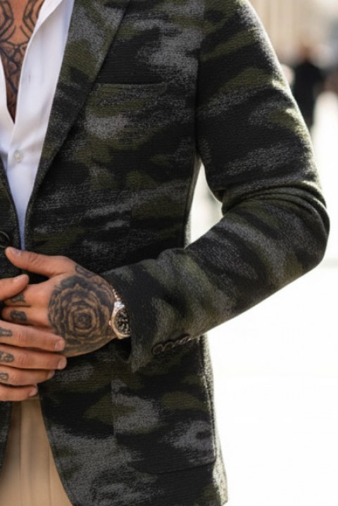 Мъжко сако ZAGNET, Цвят: тъмнозелен, IVET.BG - Твоят онлайн бутик.