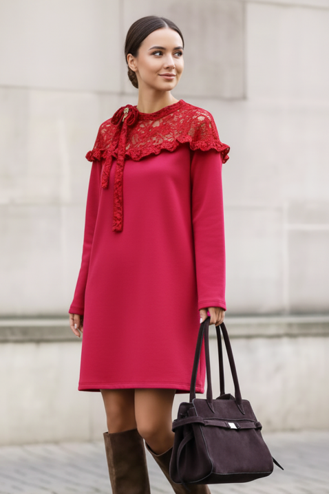 Рокля KROMENDA RED, Цвят: червен, IVET.BG - Твоят онлайн бутик.