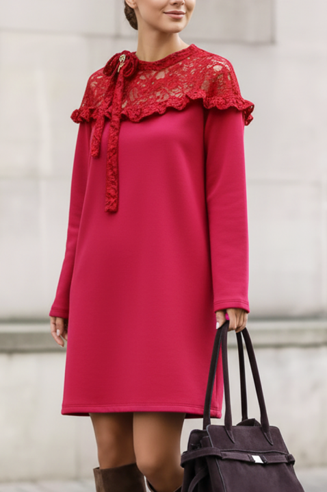 Рокля KROMENDA RED, Цвят: червен, IVET.BG - Твоят онлайн бутик.