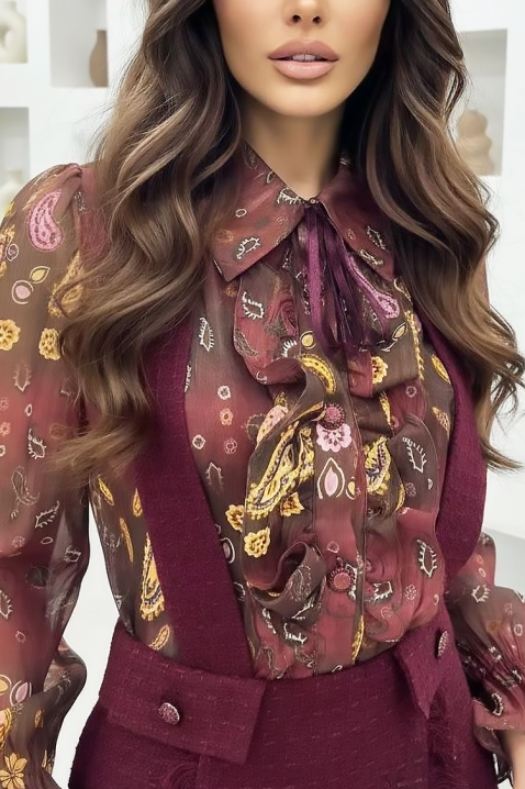 Рокля MRALVERDA BORDO, Цвят: бордо, IVET.BG - Твоят онлайн бутик.