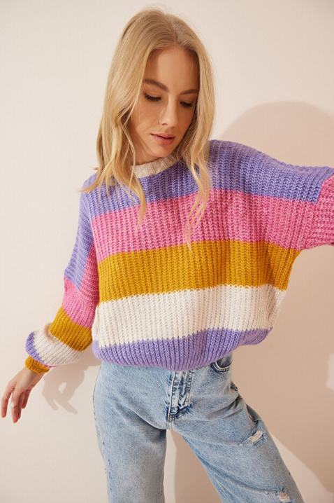 Пуловер VODENGA, Цвят: многоцветен, IVET.BG - Твоят онлайн бутик.