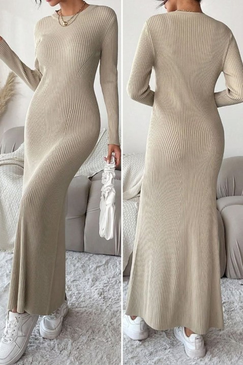 Рокля AGAVENDA BEIGE, Цвят: беж, IVET.BG - Твоят онлайн бутик.