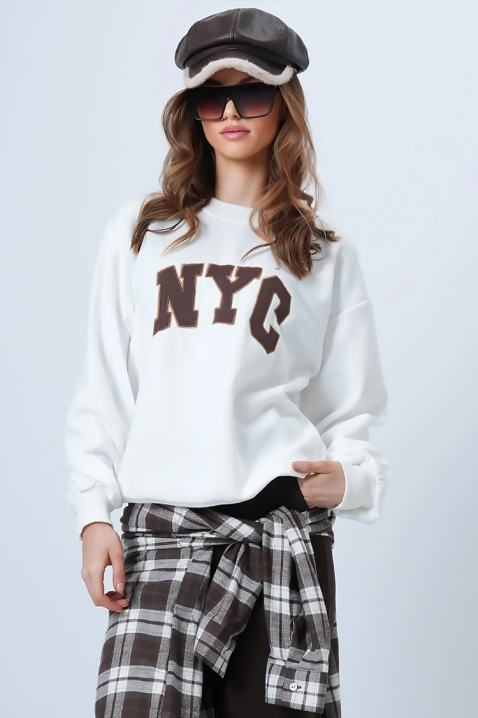 Дамска блуза NEVRILDA WHITE, Цвят: бял, IVET.BG - Твоят онлайн бутик.