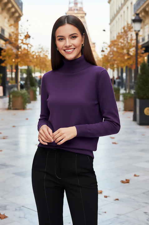 Пуловер ERTIVOMA LILA, Цвят: лилав, IVET.BG - Твоят онлайн бутик.