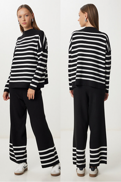 Комплект ARGONZA, Цвят: черно и бяло, IVET.BG - Твоят онлайн бутик.