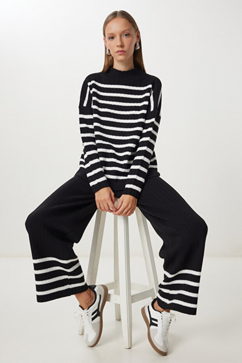 Комплект ARGONZA, Цвят: черно и бяло, IVET.BG - Твоят онлайн бутик.