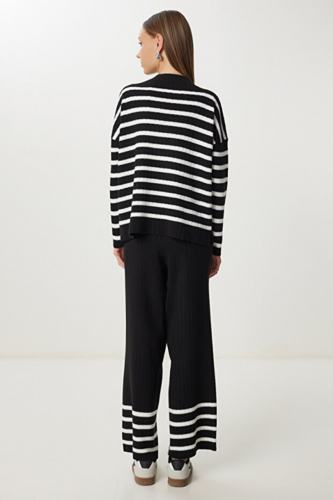 Комплект ARGONZA, Цвят: черно и бяло, IVET.BG - Твоят онлайн бутик.