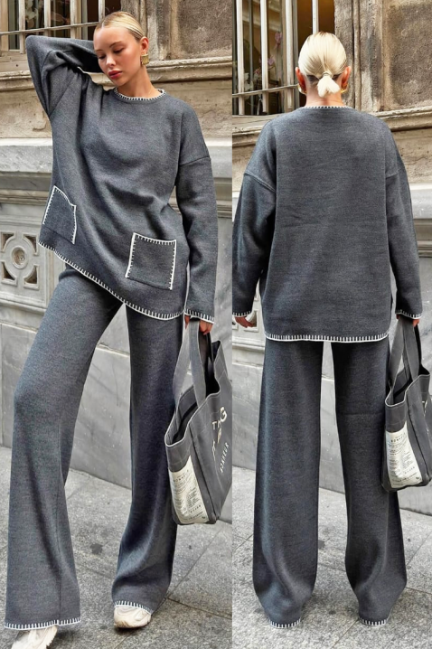 Комплект DAILENZA GREY, Цвят: сив, IVET.BG - Твоят онлайн бутик.