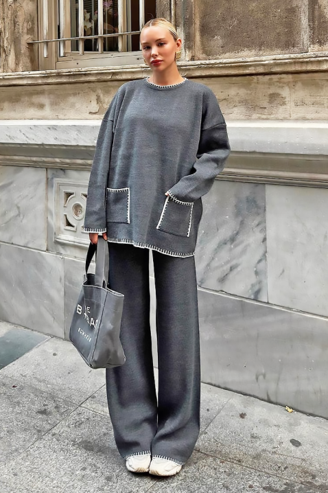 Комплект DAILENZA GREY, Цвят: сив, IVET.BG - Твоят онлайн бутик.