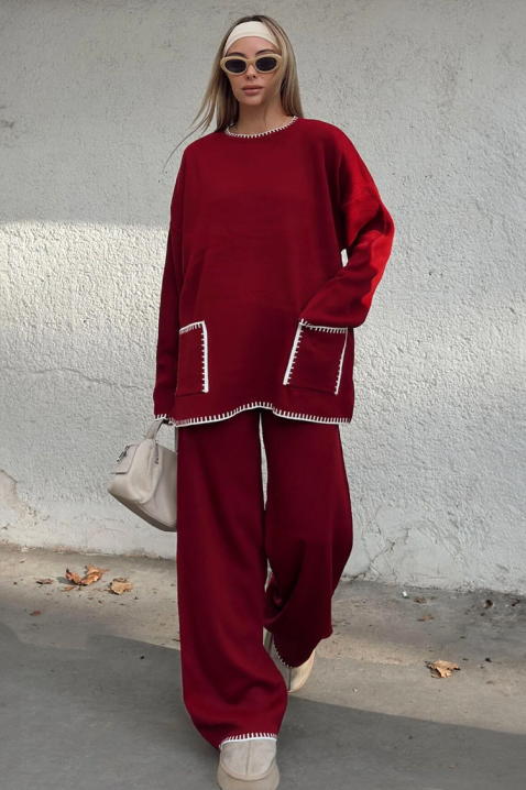 Комплект DAILENZA BORDO, Цвят: бордо, IVET.BG - Твоят онлайн бутик.