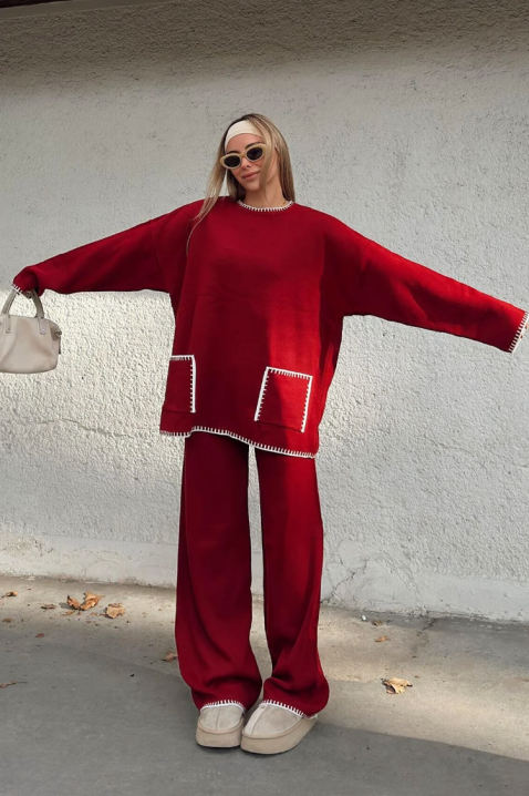 Комплект DAILENZA BORDO, Цвят: бордо, IVET.BG - Твоят онлайн бутик.