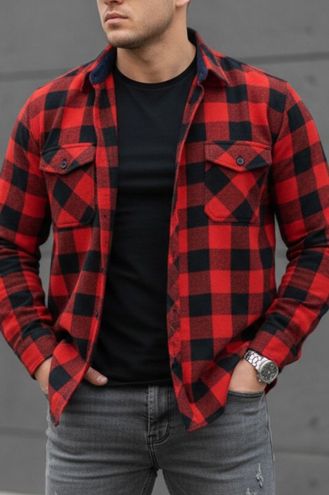 Мъжка риза TORELSO RED, Цвят: червен, IVET.BG - Твоят онлайн бутик.