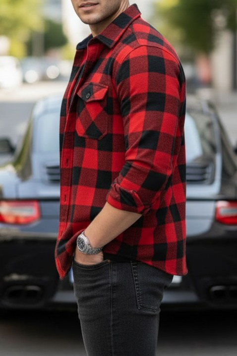 Мъжка риза TORELSO RED, Цвят: червен, IVET.BG - Твоят онлайн бутик.