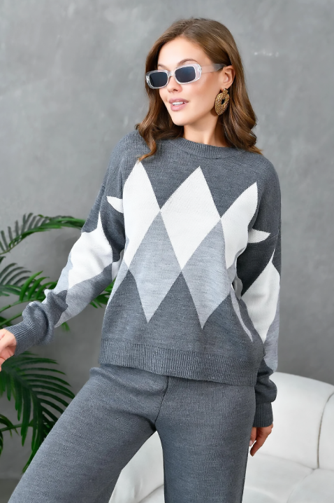 Комплект ATROASA, Цвят: сив, IVET.BG - Твоят онлайн бутик.