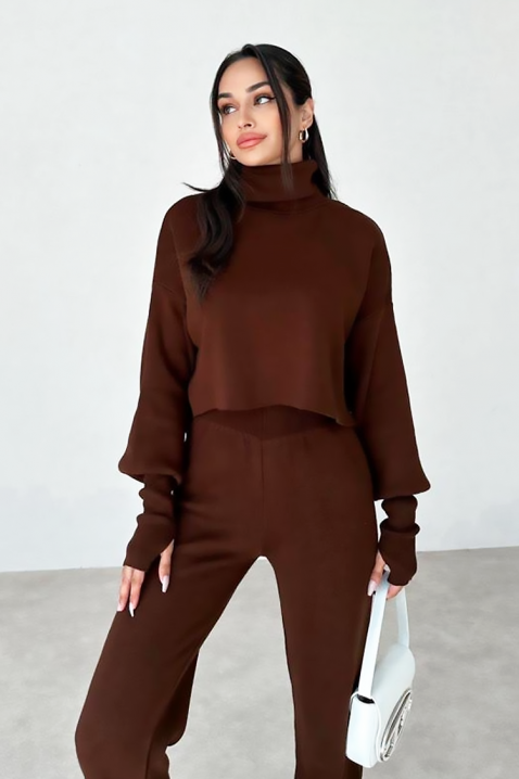 Комплект ALALINDA BROWN, Цвят: кафяв, IVET.BG - Твоят онлайн бутик.